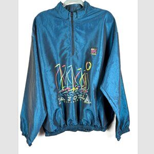 Surf Style Iridescent Windbreaker Jacket OS XL Original La Jolla California VTG